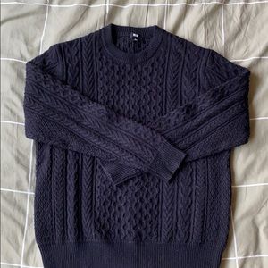 Uniqlo Men’s Cable Knit Sweater
